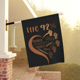 “The 92%” Garden Banner - Celebrate Diversity & Kindness