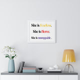 “She is…”  Framed Poster