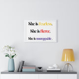 “She is…”  Framed Poster