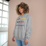 “She is…” Champion Hoodie