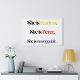 “She is…”  Framed Poster